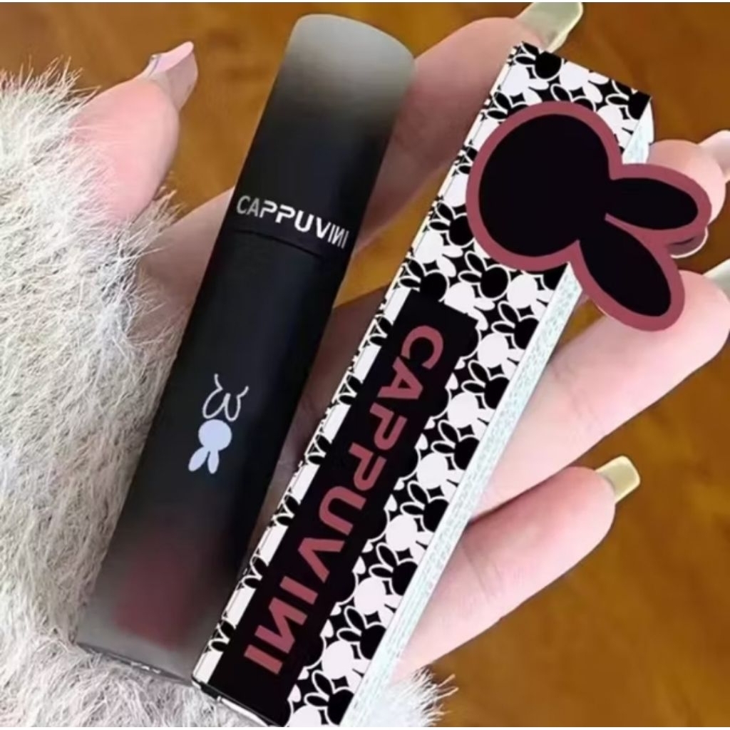 Cappuvini Matte Lipstick Dark Series Lipstik Liptint Warna Gelap Cappuvini Matte Velvet
