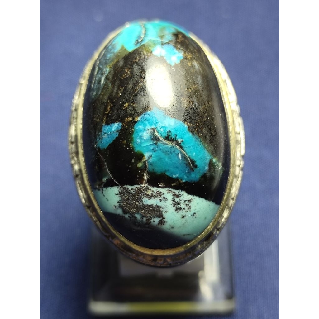 Natural Chrysocolla / Batu Bacan Kembang, JUMBO