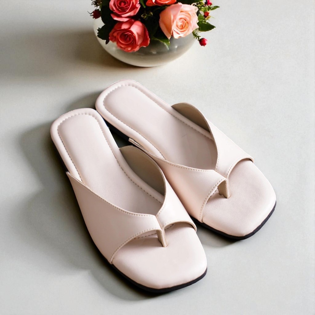 Sandal Jepit Teplek Wanita Antislip Bantalan Empuk