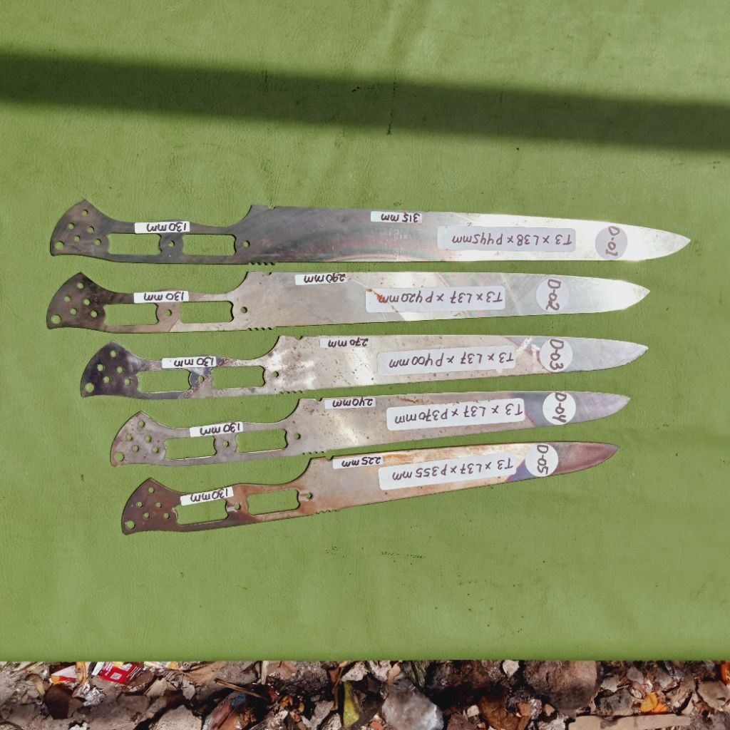 01. Baja HSS DMO5/CO5 Tebal presisi 3mm (tebal cobe)