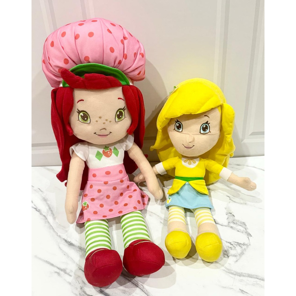 Boneka Plushie Strawberry Shortcake & Lemon Meringue Strawberry Shortcake