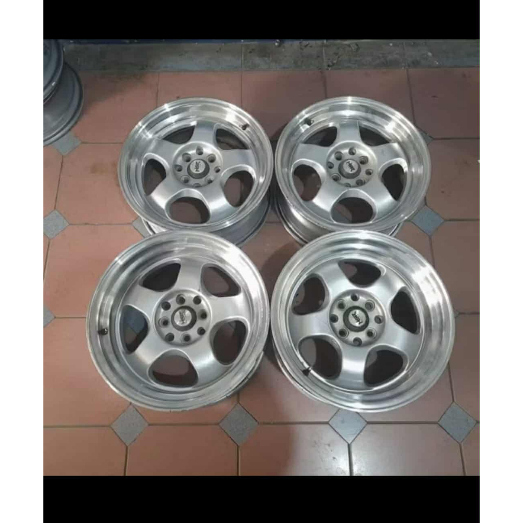 VELG MOBIL BEKAS WORK MEISTER R16 PCD 4X100/114,3 BUAT AVANZA XENIA JAZZ YARIS VIOS LIVINA