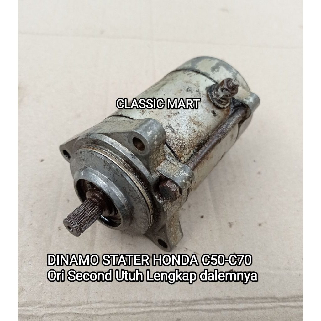 DINAMO STARTER/DINAMO STATER HONDA C70 SUPERCUP C700 C800 ORIGINAL