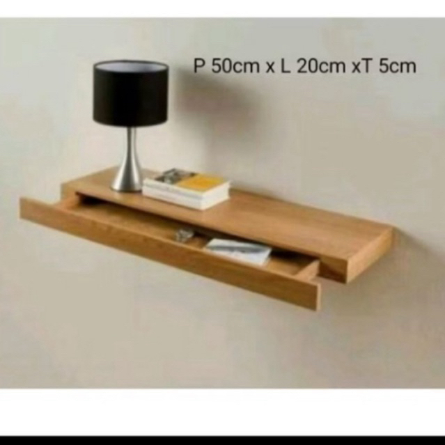 Rak Ambalan Laci Dinding / Meja Rias Double Pintu / Meja Rias Dinding / Meja Rias Minimalis