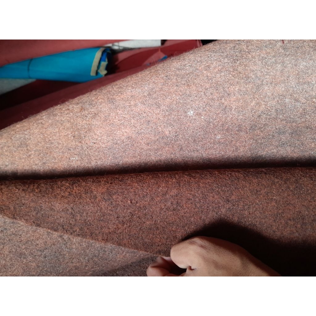 karpet bludru meteran (COKLAT)