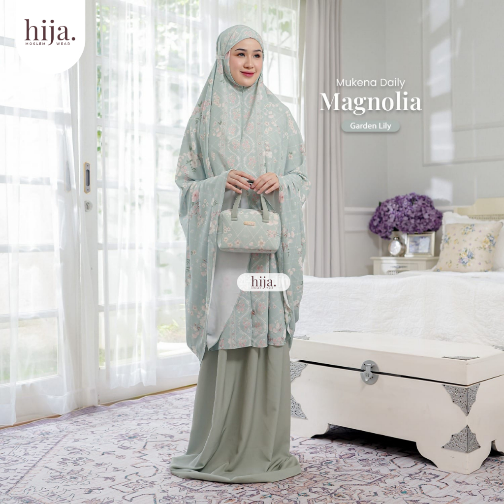 Mukena Jumbo Motif 2in1 Rayon Viola