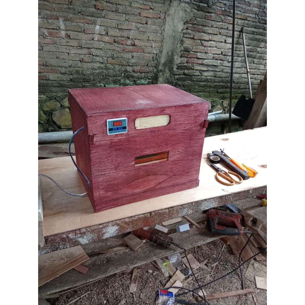 mesin tetas kapasitas  50 telur ayam