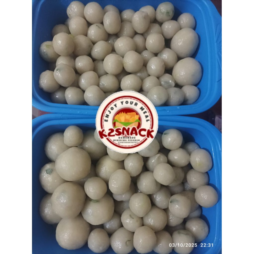 Cilok jadul / Cilok mentah / Baso Aci isi 50 butir