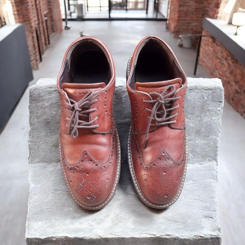 Ecco wingtip leather 2nd original