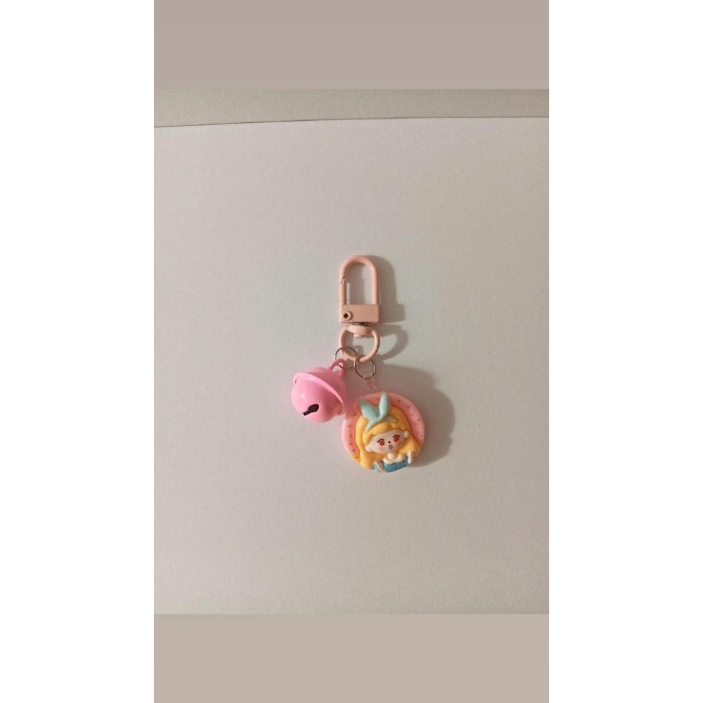 gantungan kunci clay resin karakter princess disney