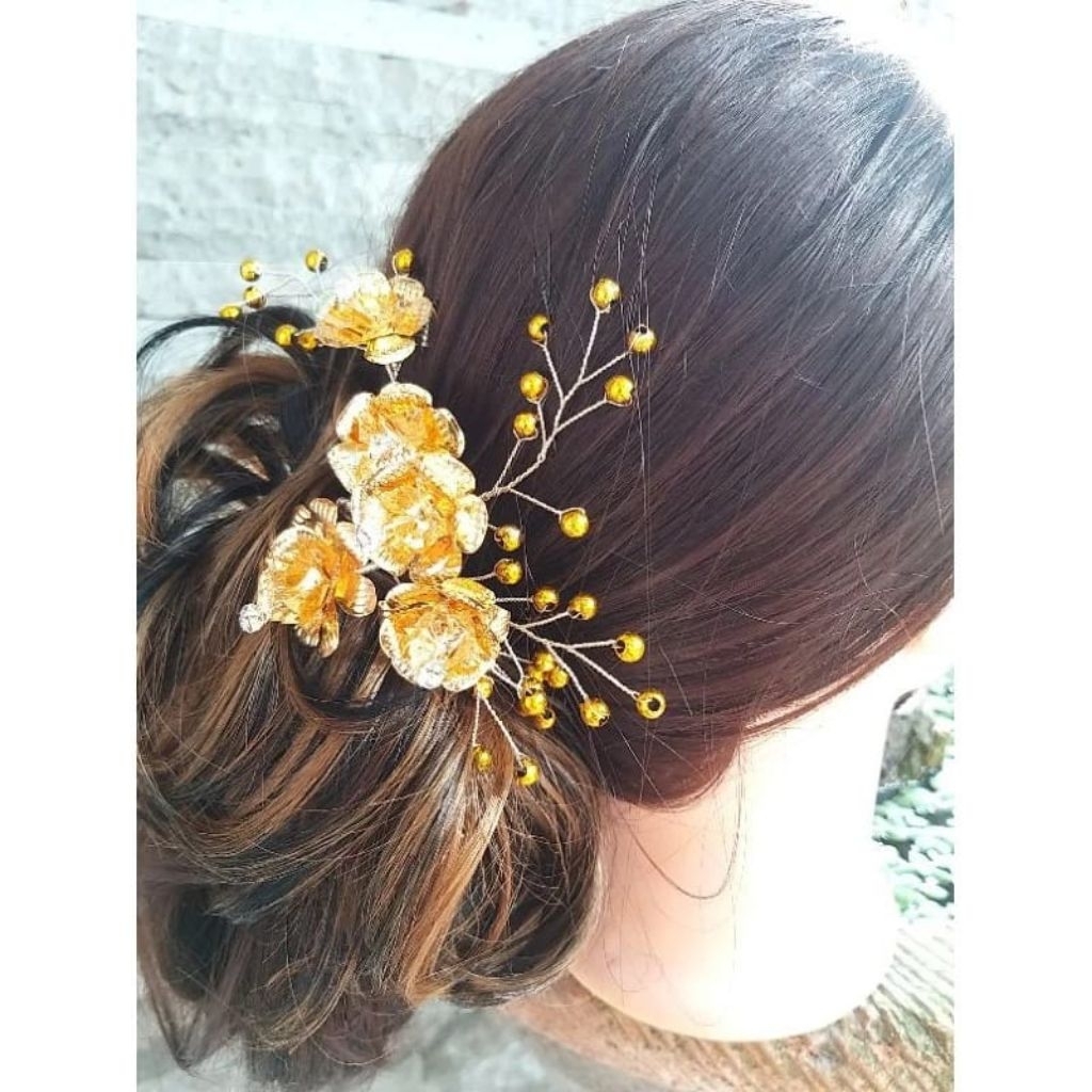 Aksesoris Baliku//Semanggi bunga mawar//Semanggi mawar 5kuntum