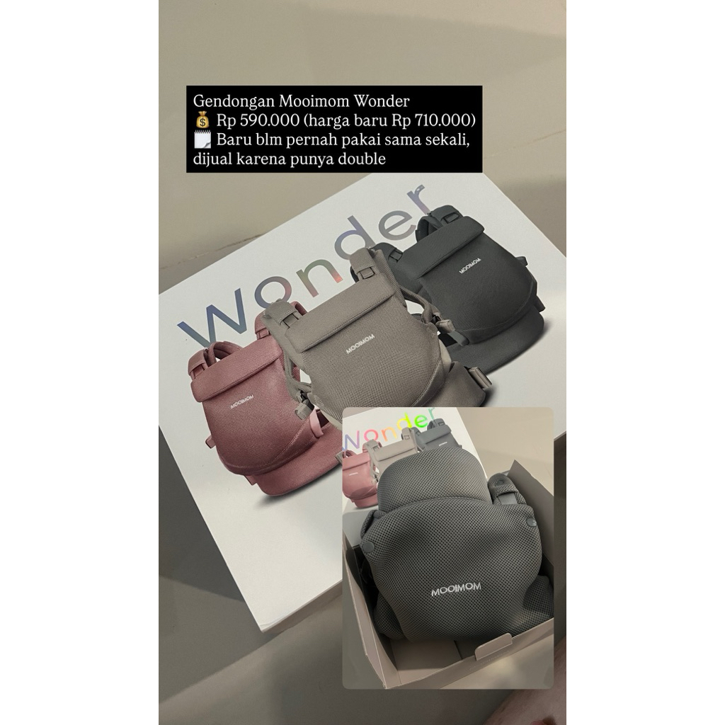 Moomimom wonder carrier