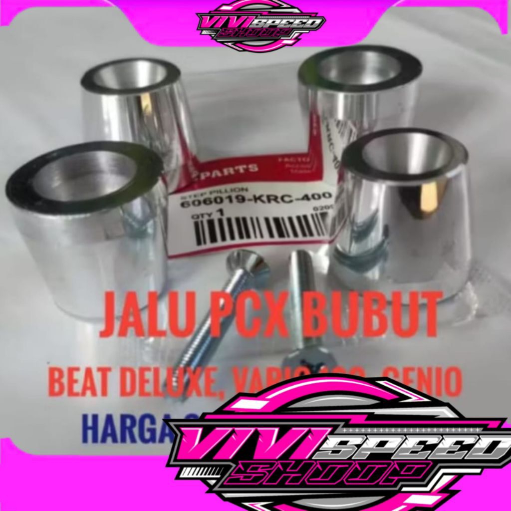 JALU STANG PCX BUBUTBEAT DELUXE VARIO 160 GENIO STYALO PCX 160 SEPASANG KANAN KIRI JALU STANG PCX