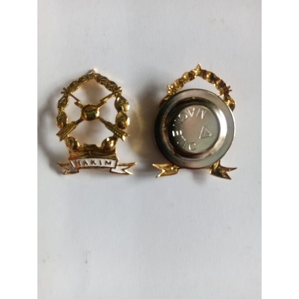 PIN CAKRA HAKIM/PIN LENCANA HAKIM MAGNET KUALITAS TERBAIK