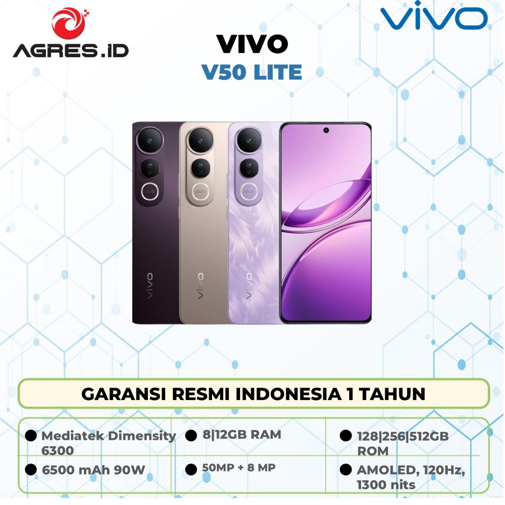 VIVO V50 LITE 5G 12GB/512 | 8GB/256 | 8GB/128