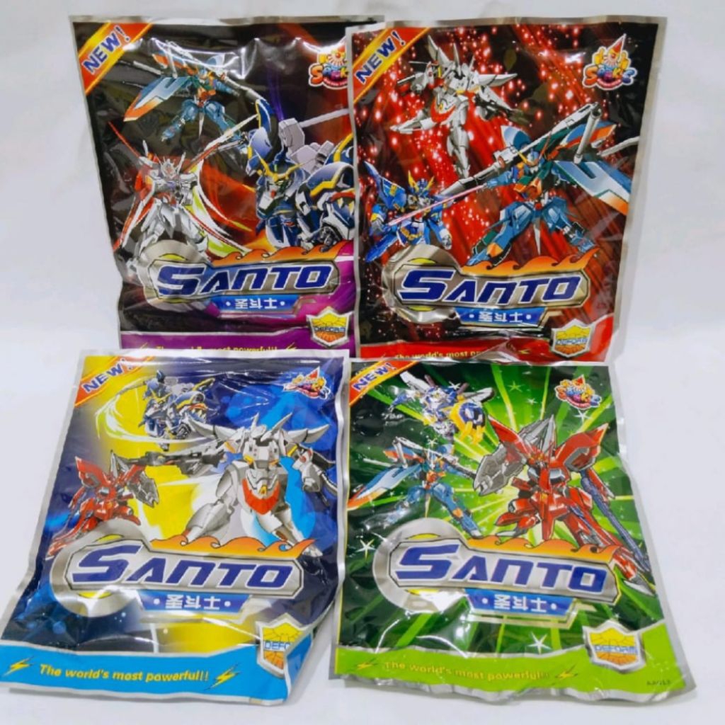 Mainan Bongkar Pasang Robot Santo Mainan Rakit Karakter Robot