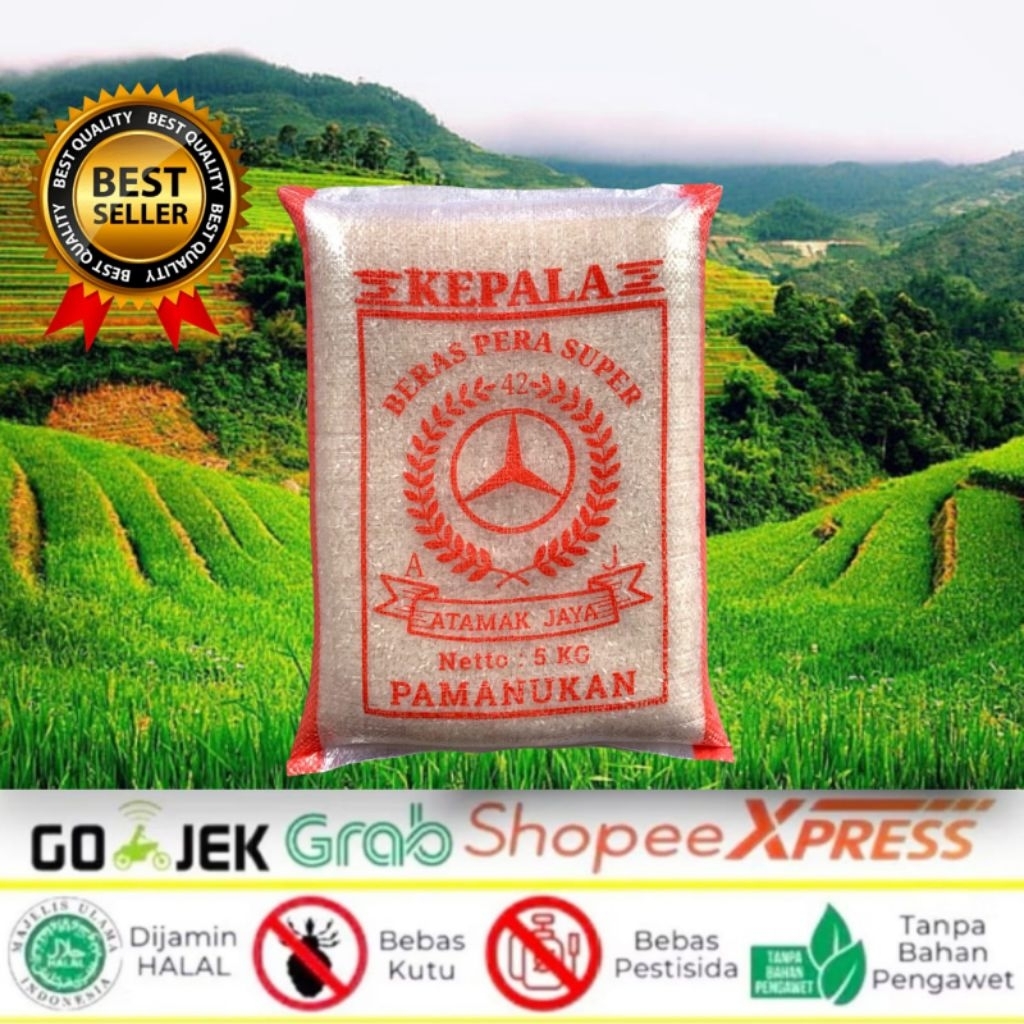 Beras Pera Super Premium IR 42 5 Kg 10 Kg