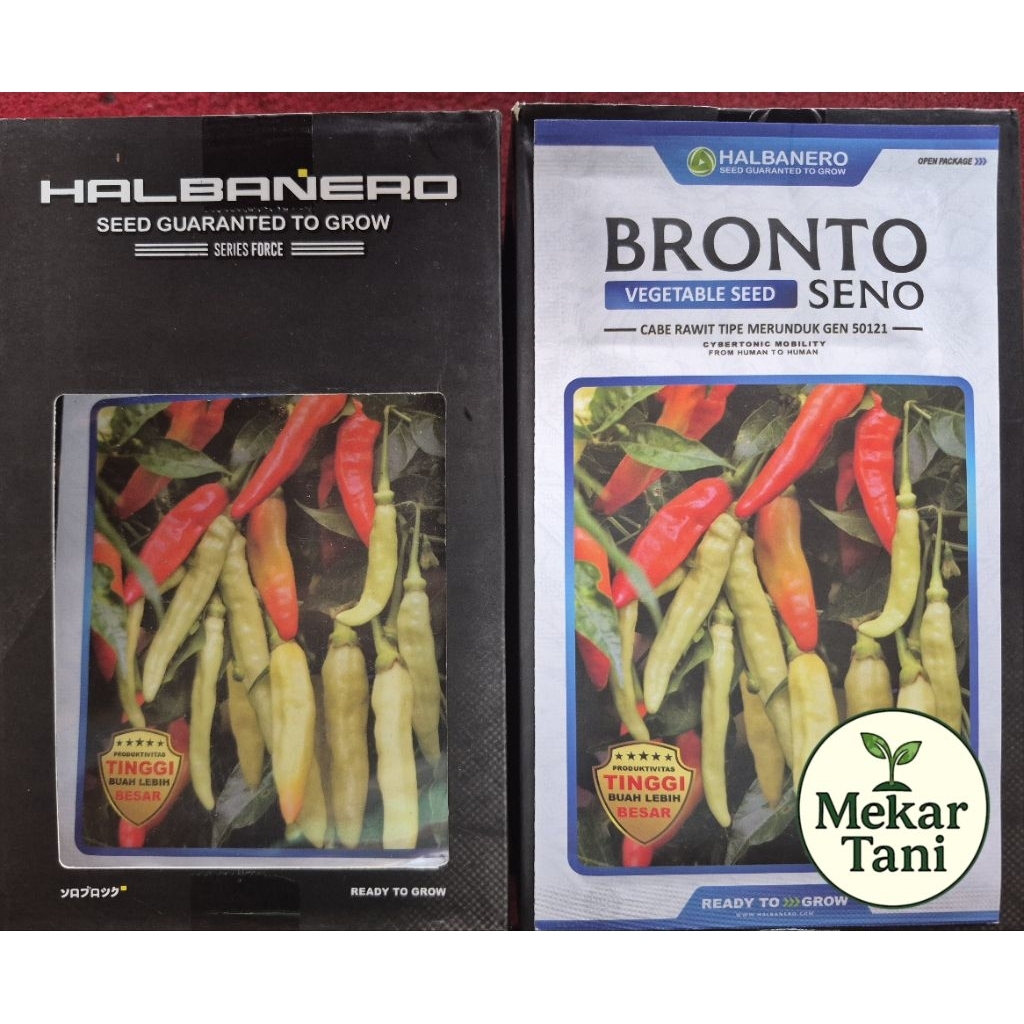 Benih cabe BRONTOSENO 10gr Halbanero