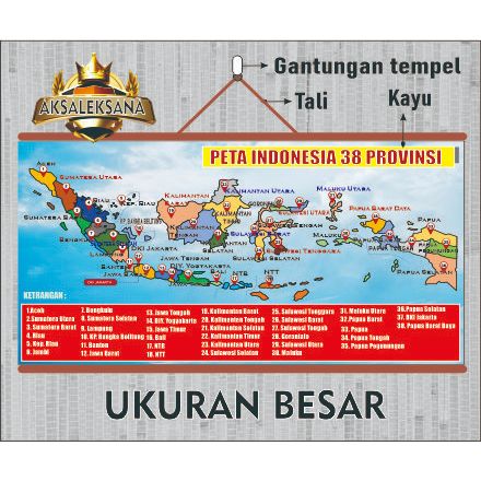 PETA INDONESIA UKURAN BESAR