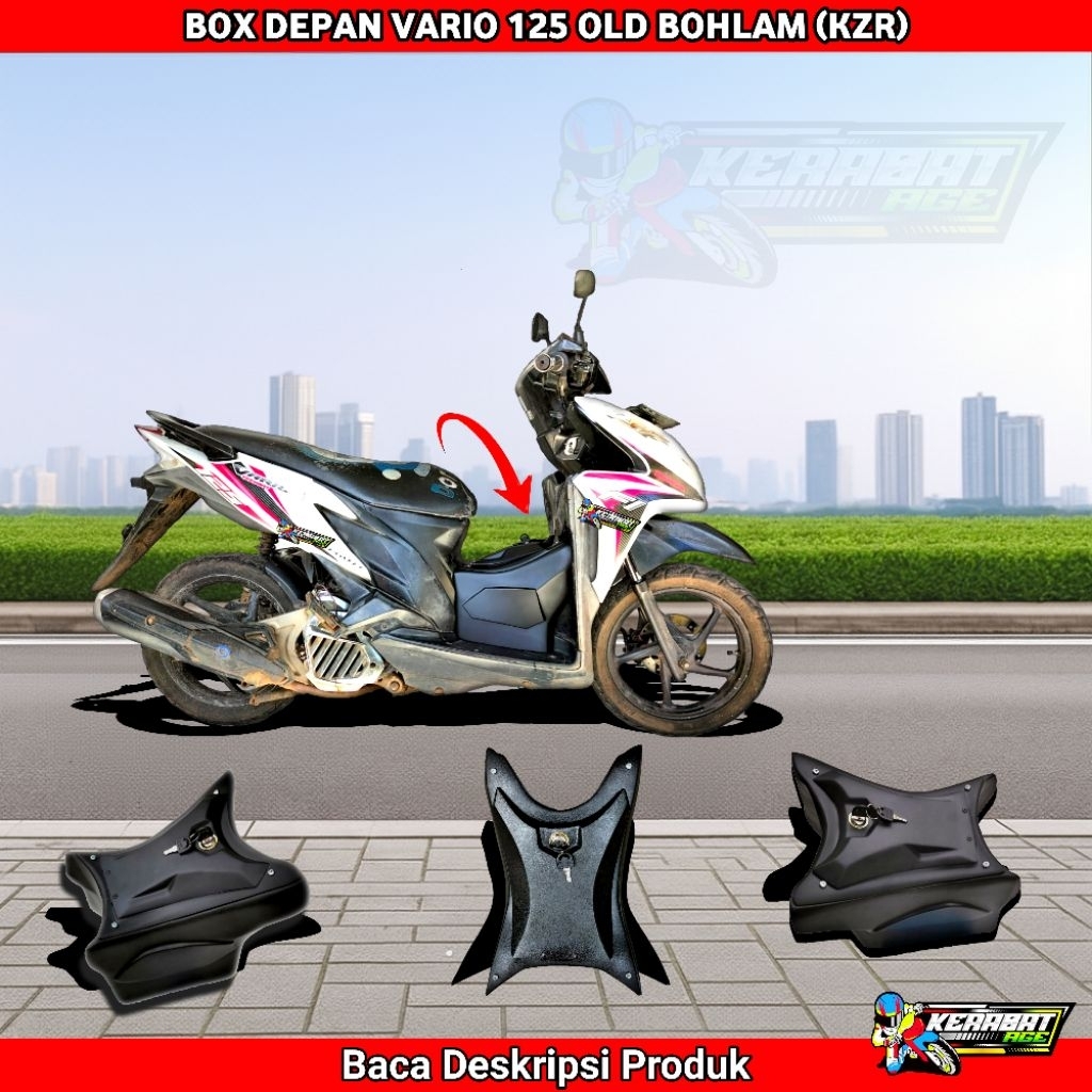 Aksesoris Box depan Tengah Vario 125 old