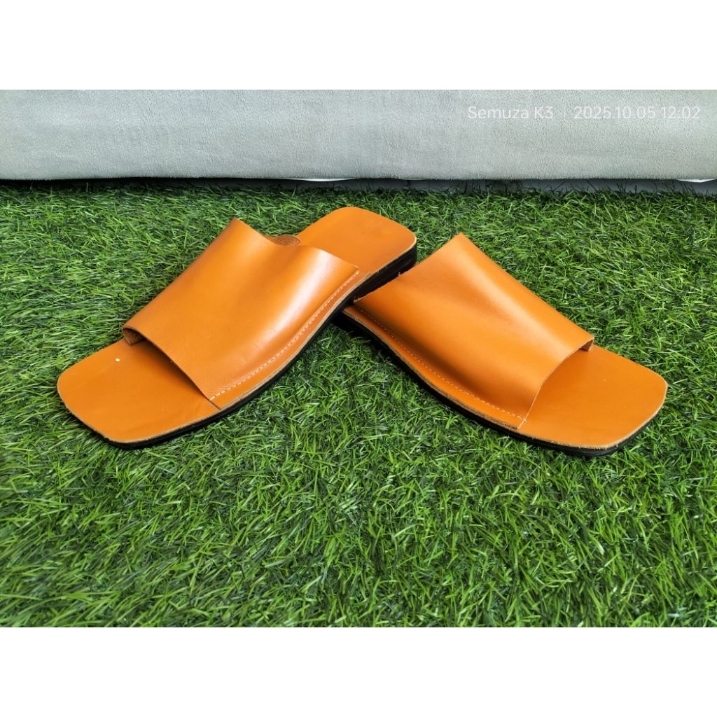Sandal Kulit Stok Ready Uk 41 Alas Kulit