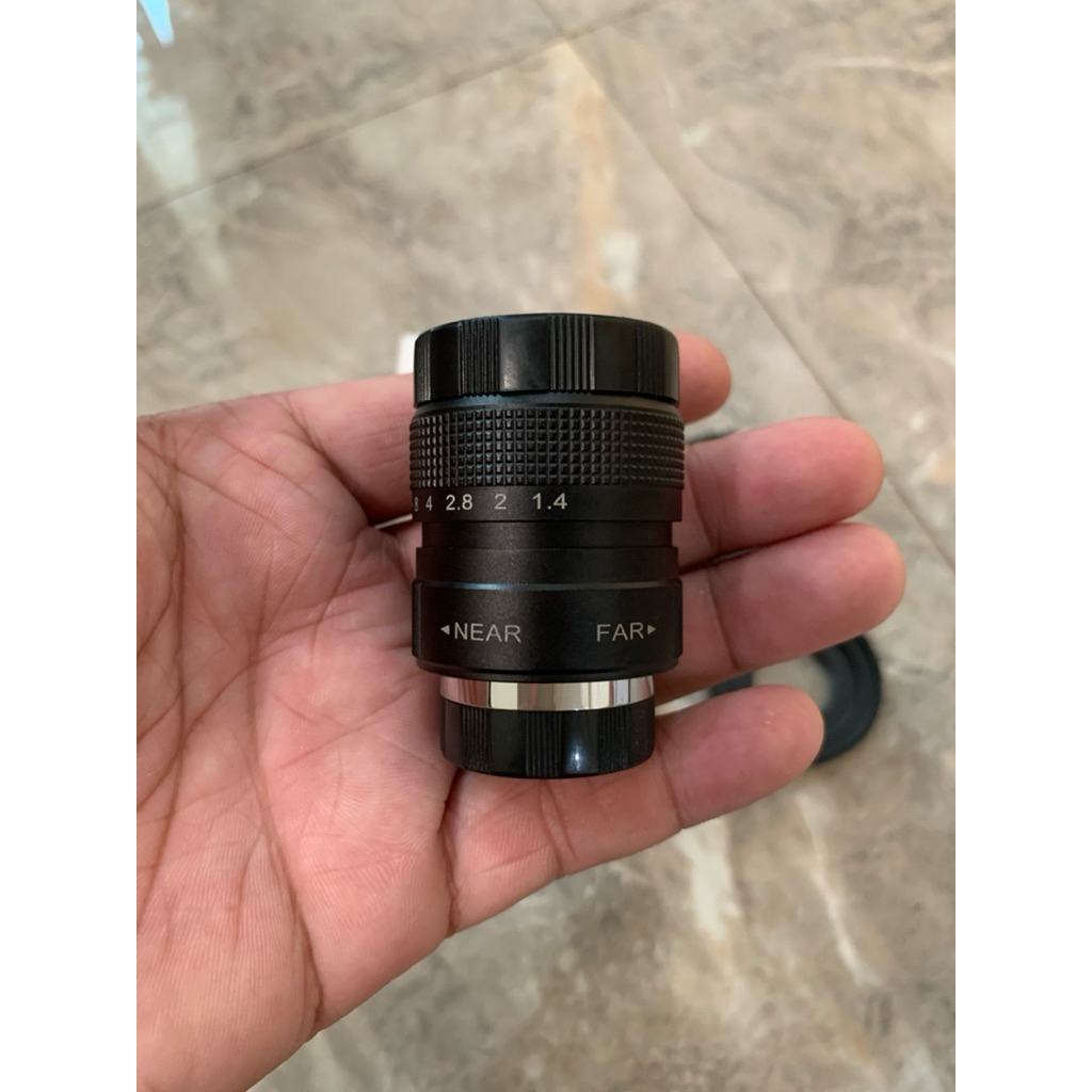 Lensa Fujian 25mm f1.4 cctv X mount