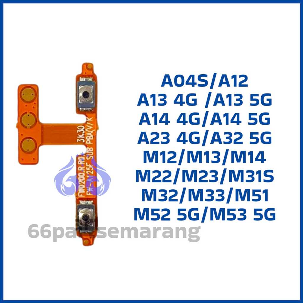 Flexibel Flexible Volume Samsung M12 / M13 / M14 / M22 / M23 / M31S / M32 / M33 /  M51 / M52 5G / M5