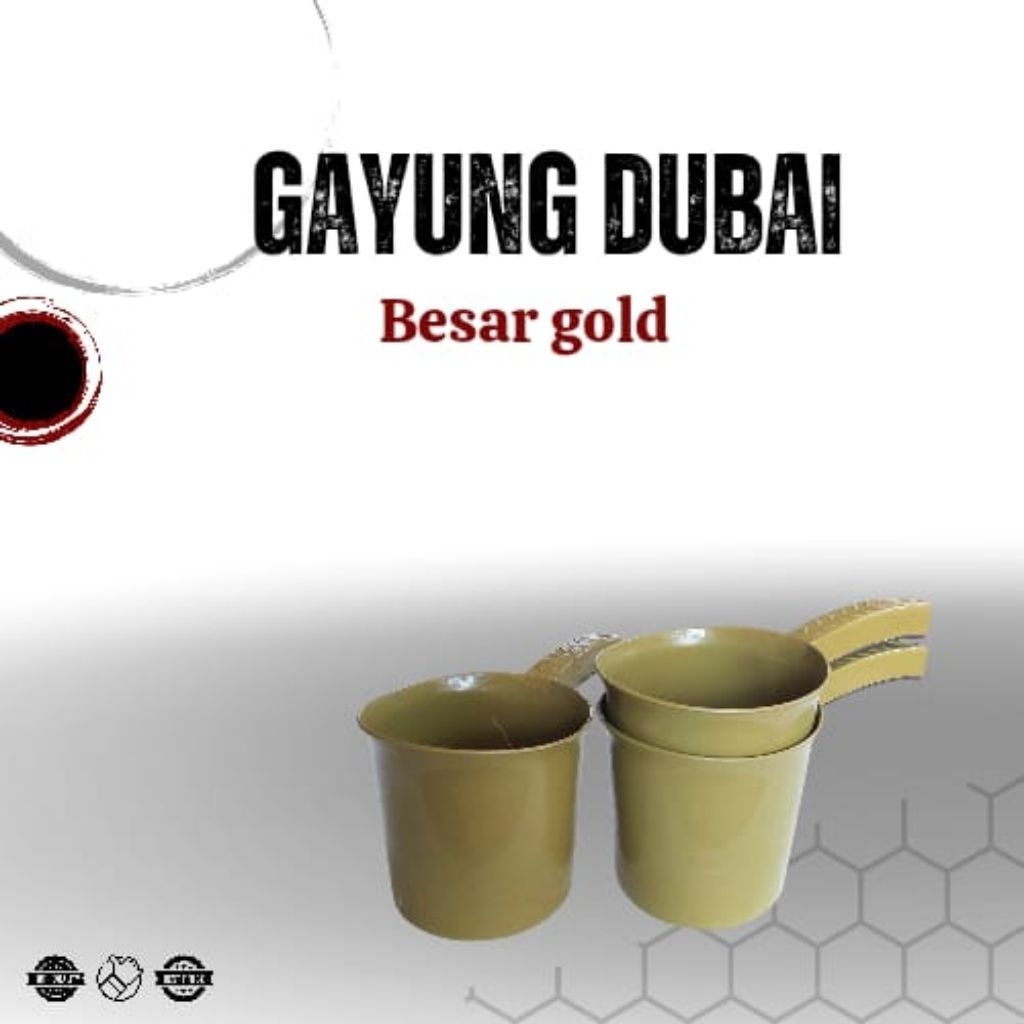 Gayung jumbo warna coklat tebal tinggi berkualitas