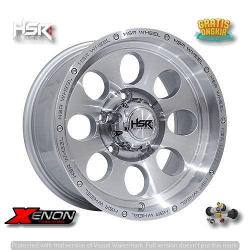VELG MOBIL RACING OFFROAD RING 16 BAUT 5UNTUK XPANDER SPORT RUSH INNOVA CRV HILUX L300