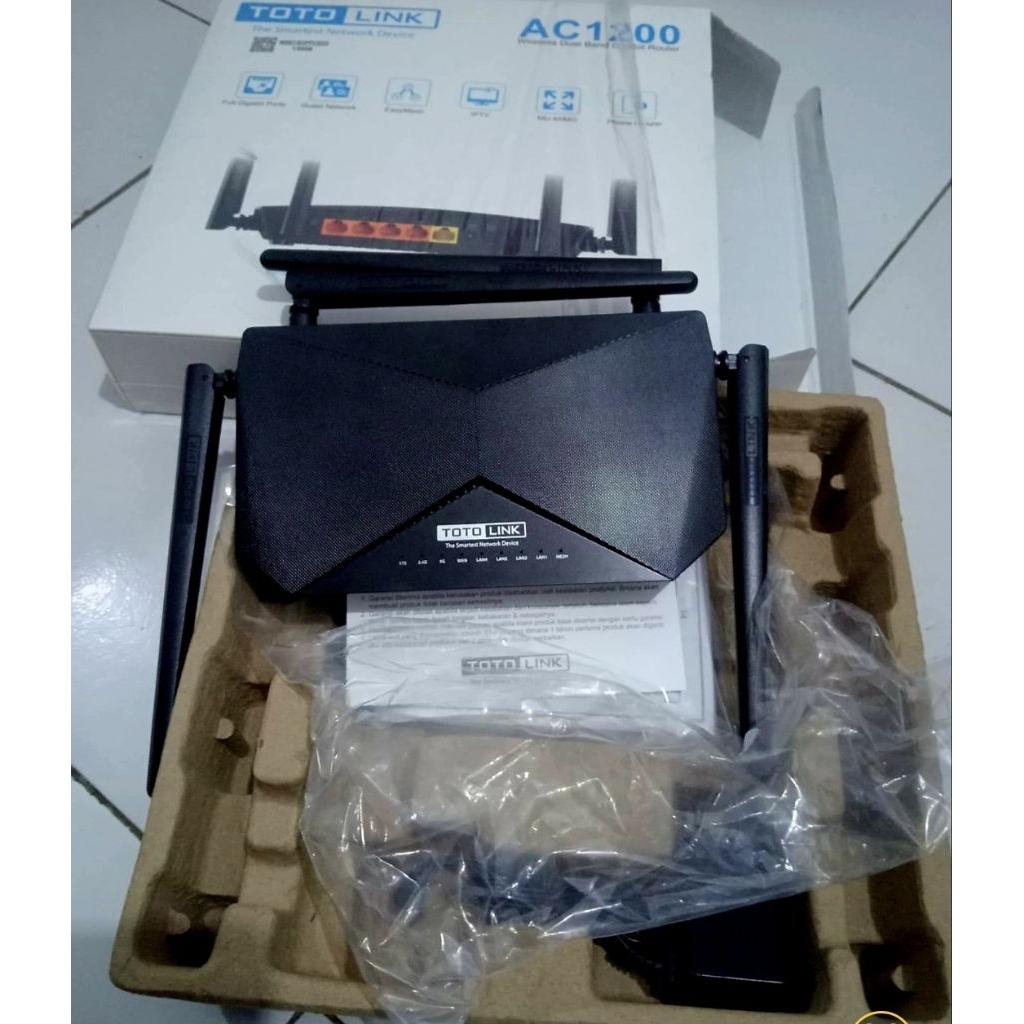 ROUTER TOTOLINK Wireless Dual Band Gigabit Router//Wi-Fi |No kardus|