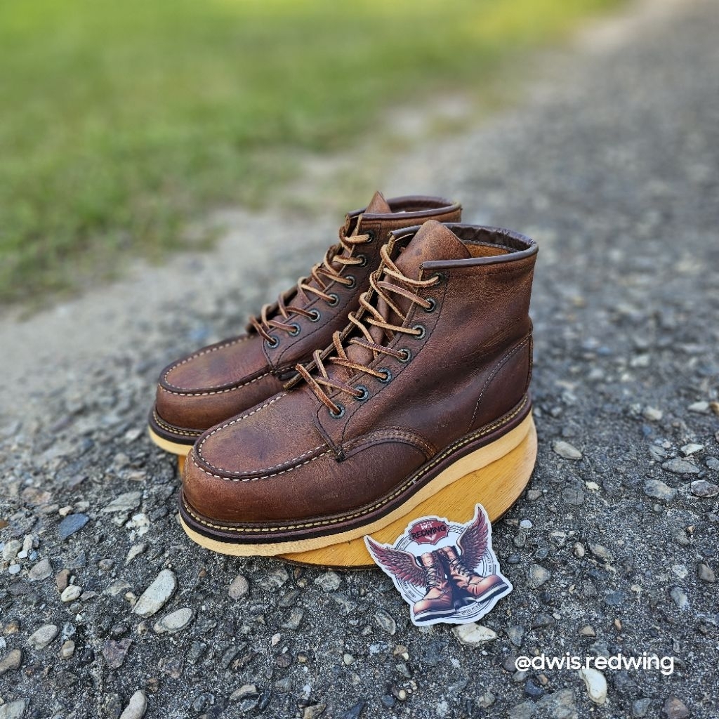 Redwing 1907 Moctoe Rough Tough Size 8½D / 41,5 insole 26,5cm