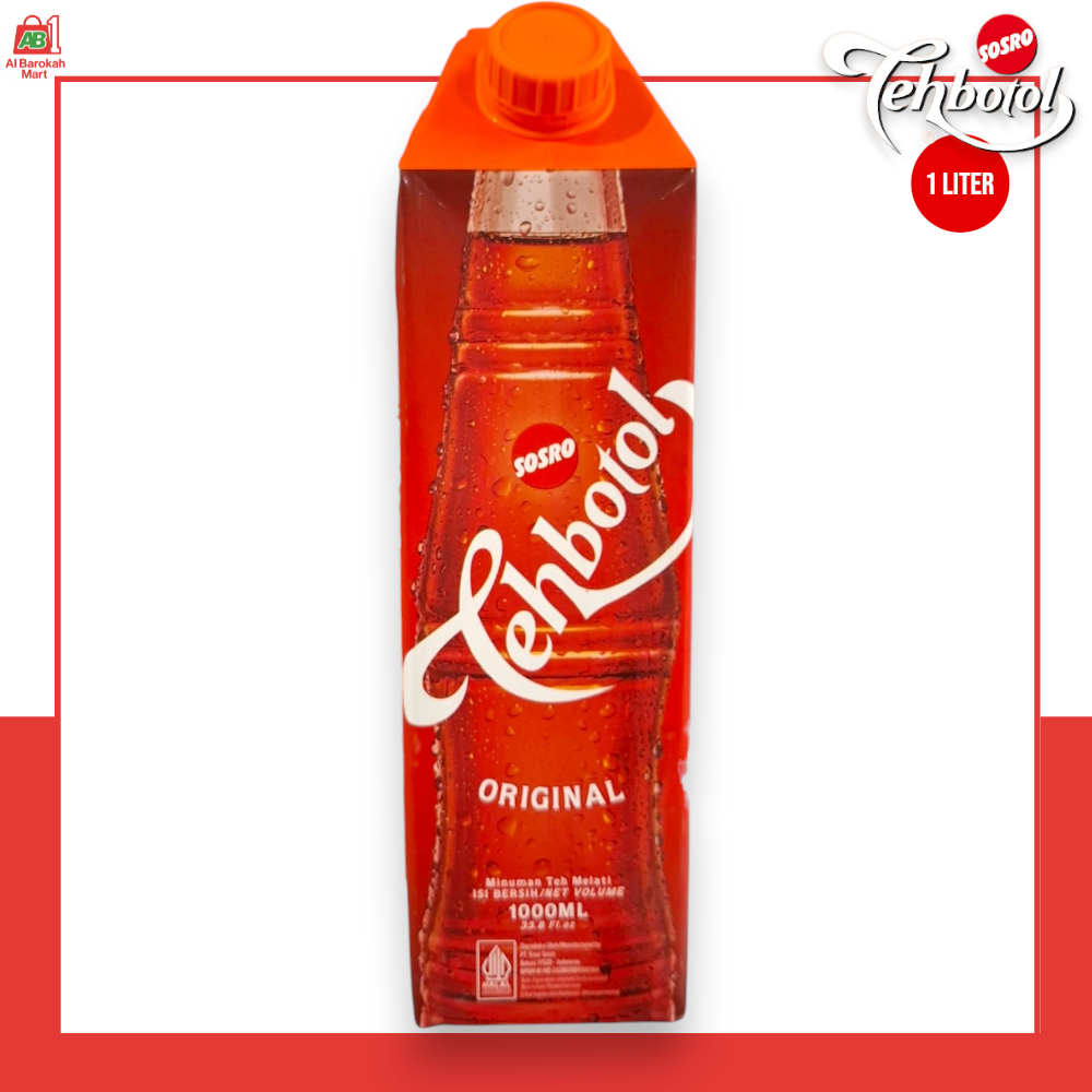 Teh Sosro 1 Liter Kemasan Kotak – Minuman Siap Konsumsi | Makin Banyak Makin Murah