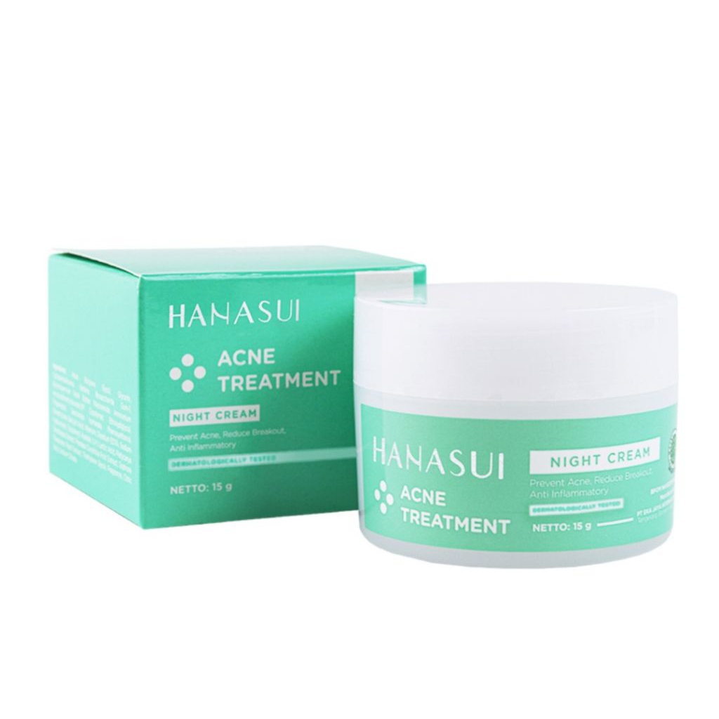Hanasui TREATMENT Day cream Dan Night Cream Dermatologically tested 15g