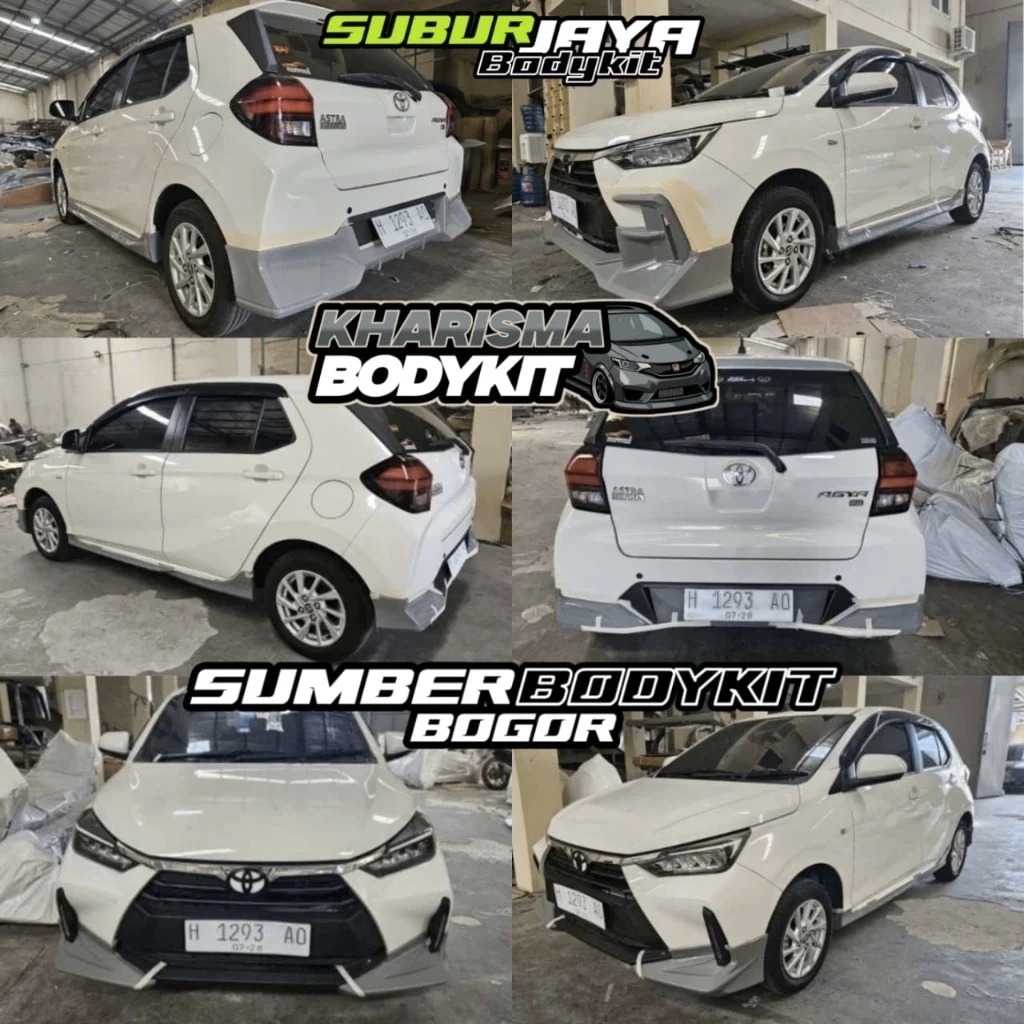 BODYKIT AGYA TAHUN 2023 - 2025 SEMUA MODEL BODYKIT AGYA TCO AGYA GR SPORT TAHUN 2023 2024 2025
