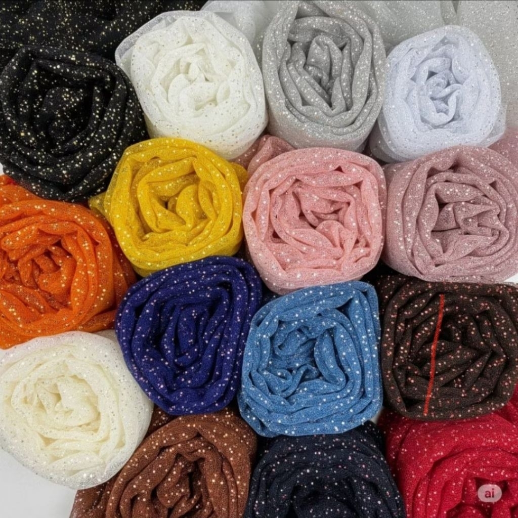 Tulle Raindrop/tulle snow/tulle sugar candy/tulle sparkle/tulle salju/tulle spa