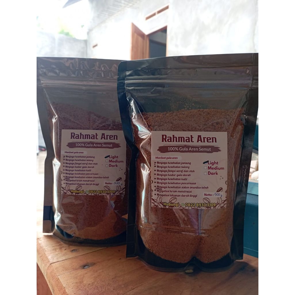 Gula aren semut Asli lampung utara, 1000gram