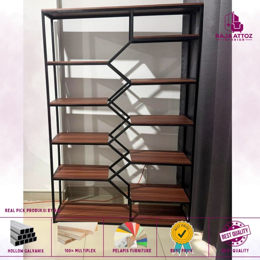 PARTISI Rak Partisi Industrial Home Living