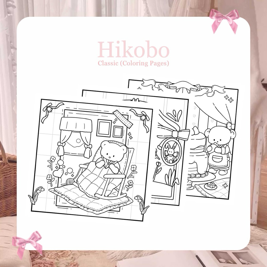 Hikobo - Classic (Coloring pages)