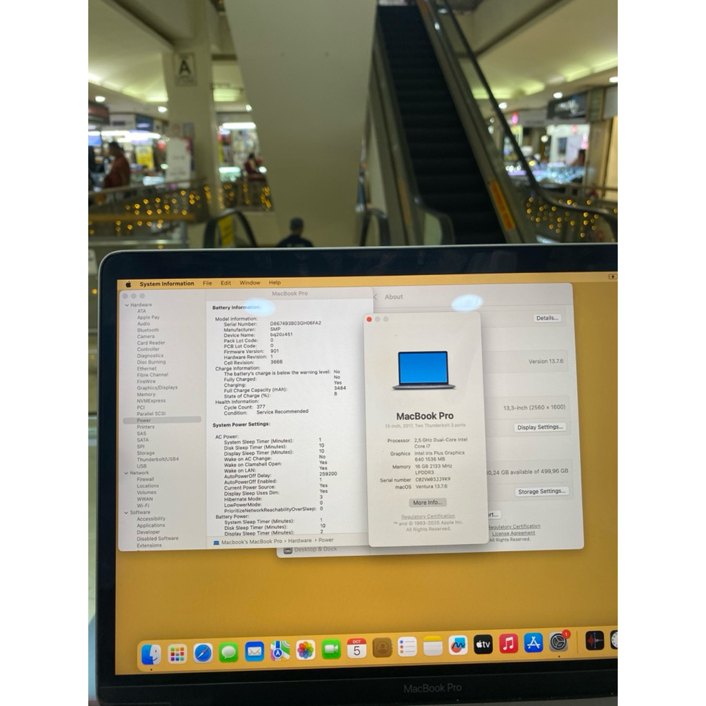 Second Macbook Pro 13inch 2017 Core i7 2017