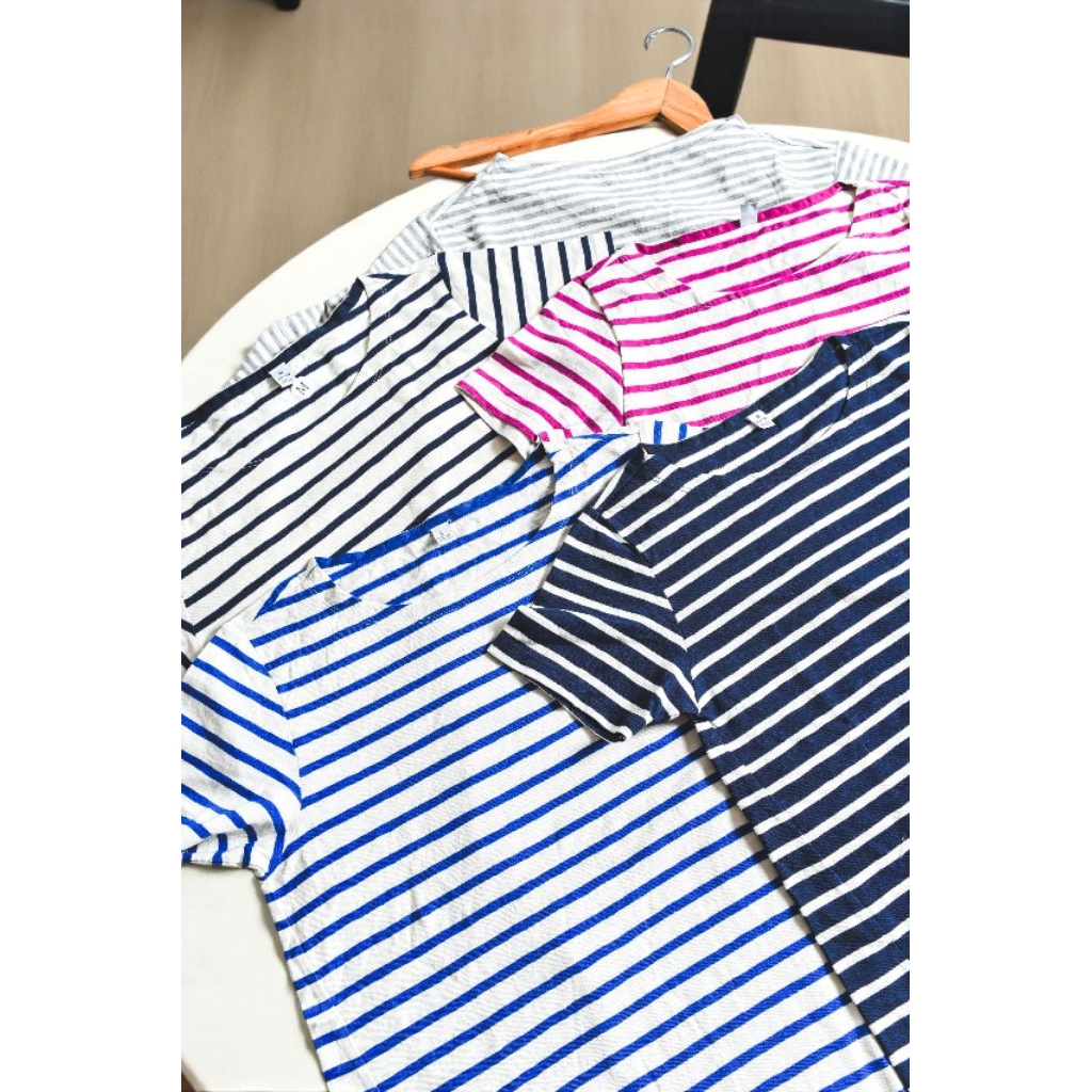 Uniqlo Stripe short Sleeve T-Shirt jpn Market