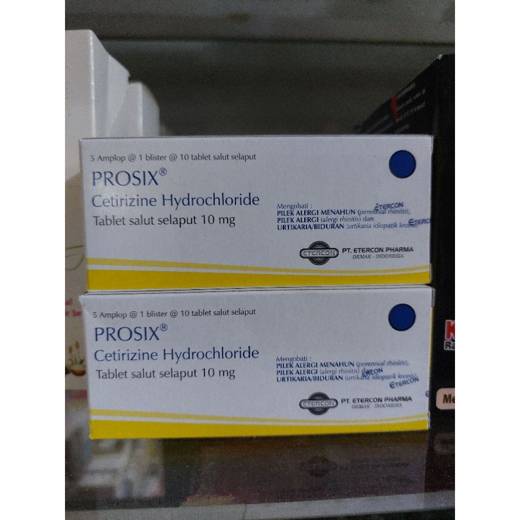 (Prosix) Cetirizine 10 mg.1strip isi 10 tablet