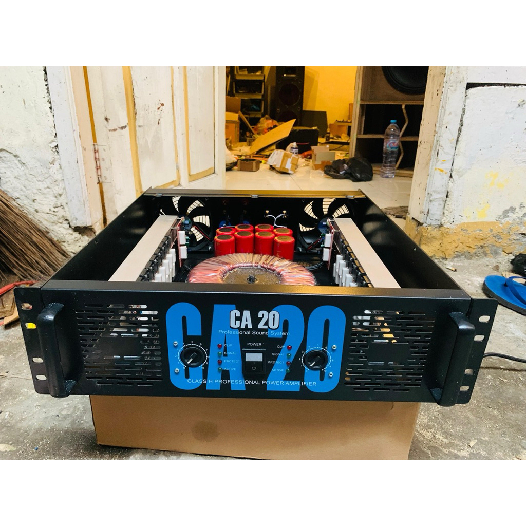 Power Amplifier CA 20 rakit CT 55 BTL + Protect include dengan Softar