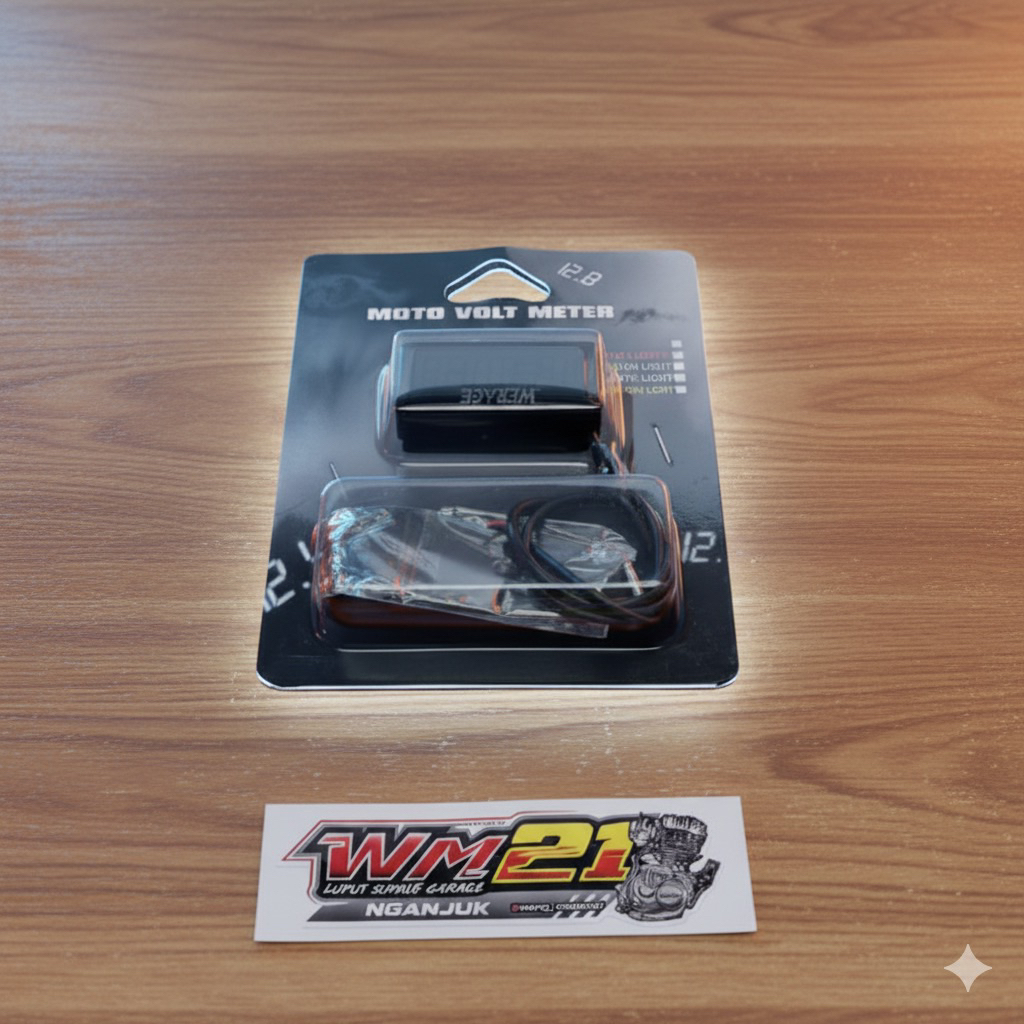 voltmeter x case biru volt meter digital Biru