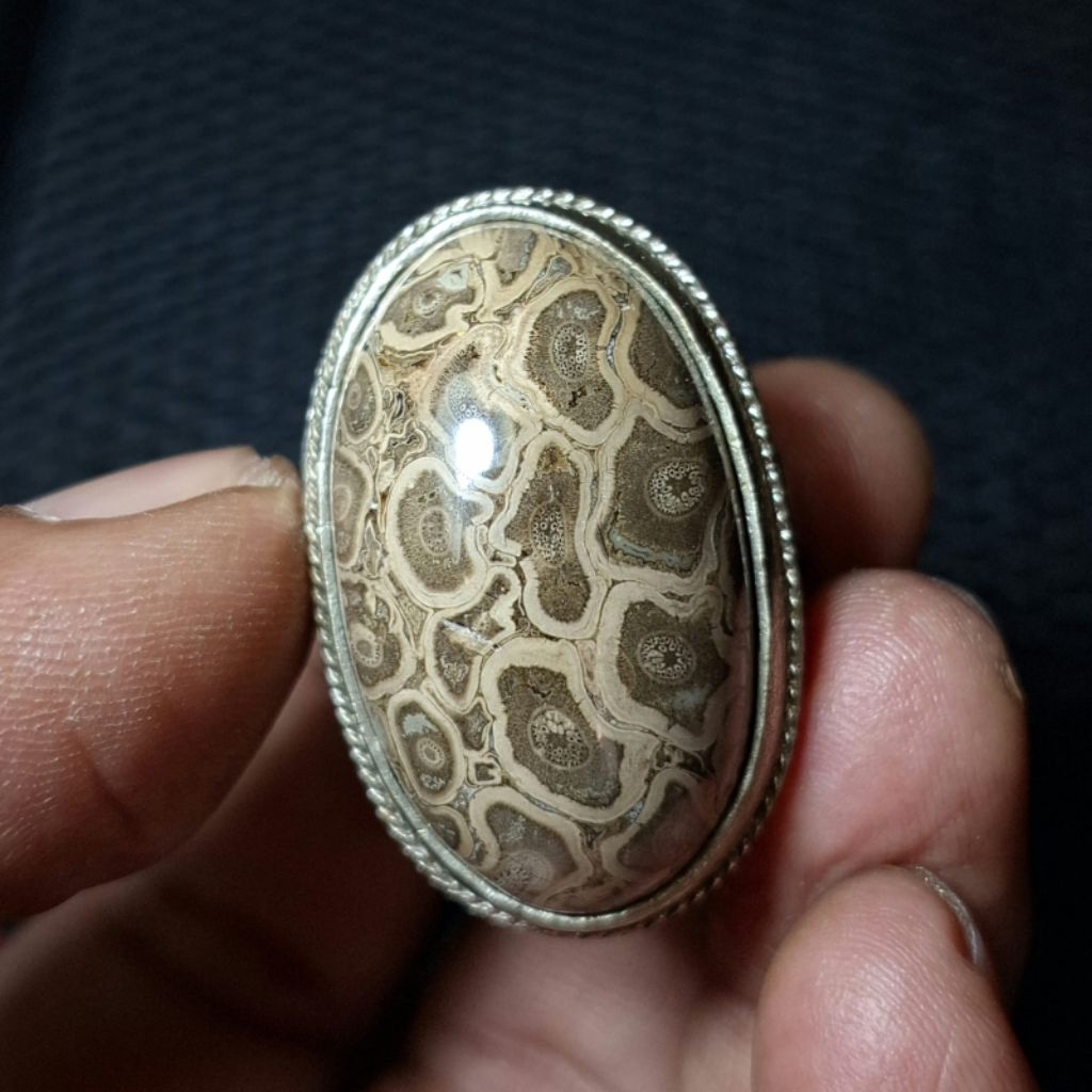 Batu akik mutif kulit kura kura