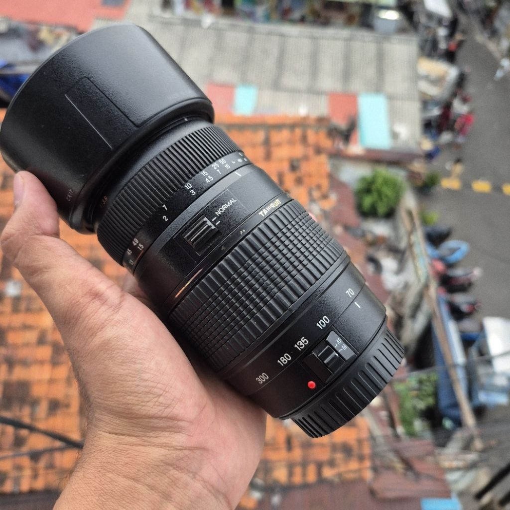 Lensa tamron 70-300 for canon normal