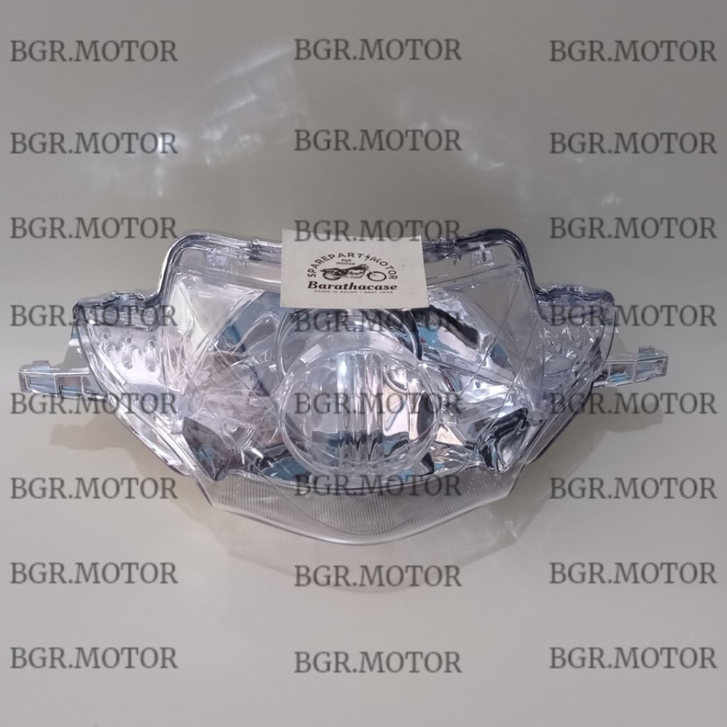 Lampu depan supra x 125 lama lepktor depan kaca lampu depan