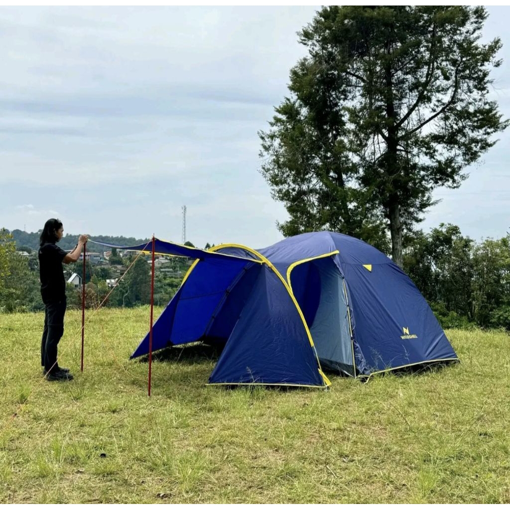 Tenda Borneo 4-5 Tendaki Tenda camping Dan mandala 6-7 orang