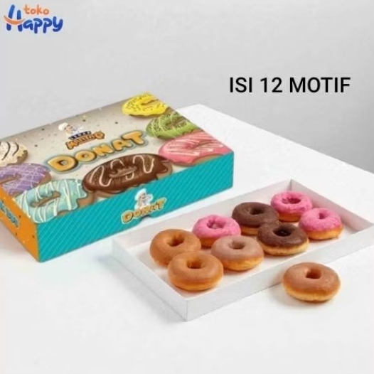 DUS DONAT ISI 12 MOTIF 27x37x5 ISI 10 PCS