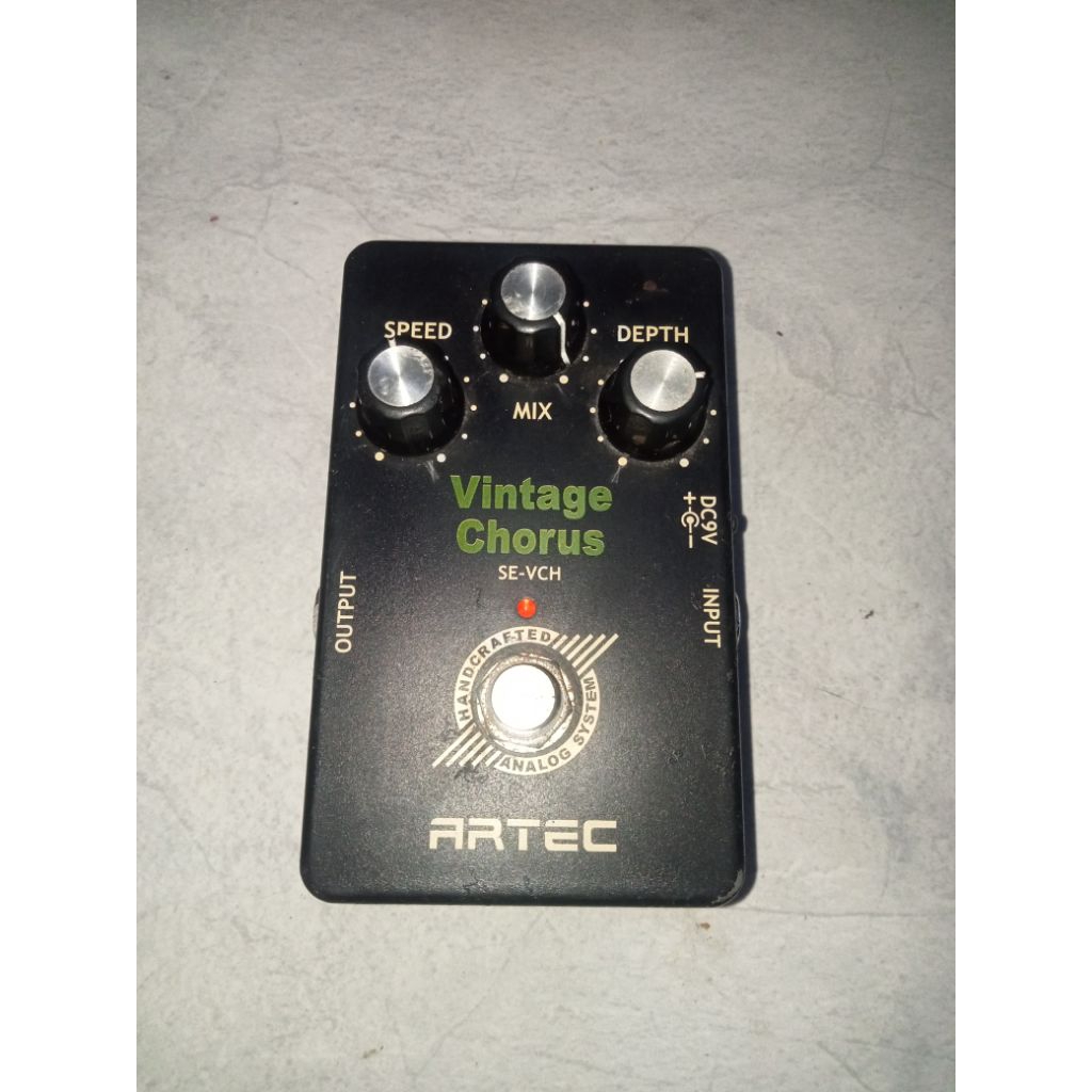 efek gitar chorus | merk artec | efek second/bekas | base on vintage chorus