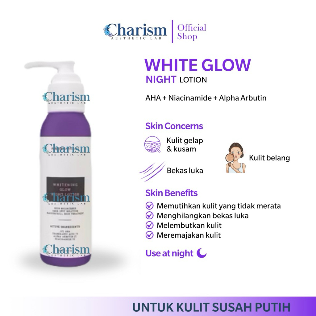 dr Titik Wahyuningsih TRIPLE BRIGHTENING LOTION | [PEMUTIH BADAN AMPUH] LOTION MALAM SUPER PUTIH | R